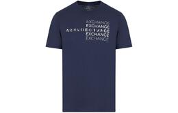 Armani Exchange: Чёрная футболка 