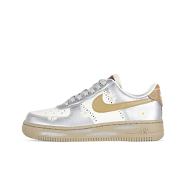 Nike: Серебристые кроссовки  Air Force 1