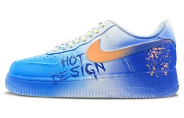 Nike: Синие кроссовки  Air Force 1