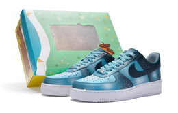 Nike: Голубые кроссовки  Air Force 1