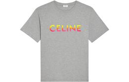 CELINE: Меланжевая футболка 