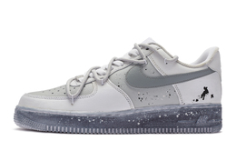 Nike: Серые кроссовки  Air Force 1
