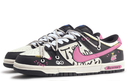 Nike: Чёрные кроссовки  Dunk