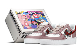 Nike: Розовые кроссовки  Air Force 1