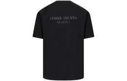 Stone Island: Чёрная футболка 