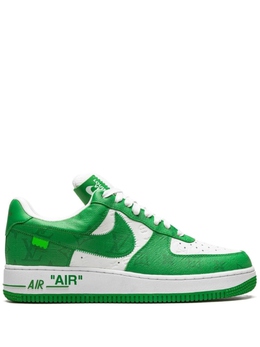Nike: Зелёные кроссовки  Air Force 1 Low