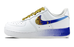 Nike: Фиолетовые кроссовки  Air Force 1