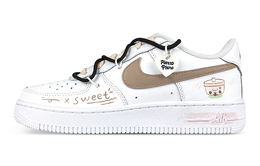 Nike: Белые кроссовки  Air Force 1