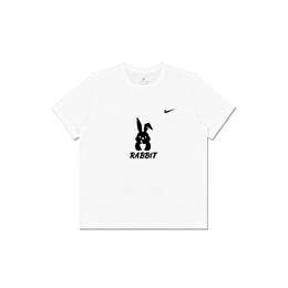 Nike: Белая футболка 