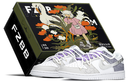 Nike: Белые кроссовки  Dunk