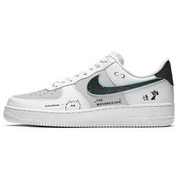 Nike: Чёрные кроссовки  Air Force 1