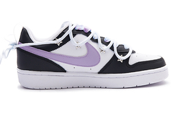 Nike: Фиолетовые кроссовки  Court