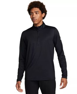 Nike: Рубашка  Dri FIT на молнии