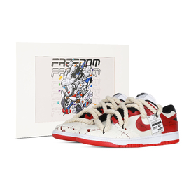 Nike: Белые кроссовки  Dunk