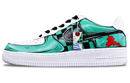 Nike: Зелёные кроссовки  Air Force 1