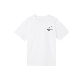 Nike: Белая футболка 