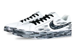 Nike: Серые кроссовки  Court