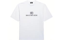 Balenciaga: Белая футболка  BB