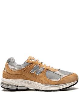 New Balance: Коричневые кроссовки  2002R