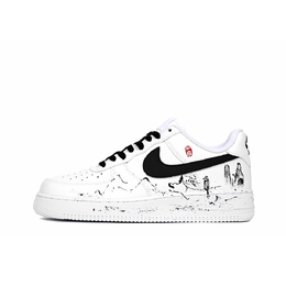 Nike: Чёрные кроссовки  Air Force 1