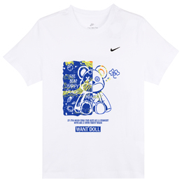 Nike: Белая футболка 