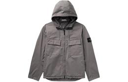 Stone Island: Серая куртка 