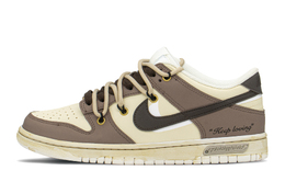 Nike: Коричневые кроссовки  Dunk