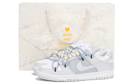 Nike: Серые кроссовки  Dunk