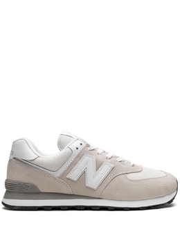 New Balance: Серые кроссовки  574