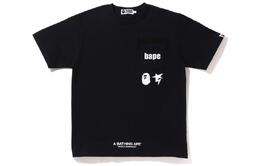 A BATHING APE: Чёрная футболка 