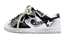Nike: Чёрные кроссовки  Dunk
