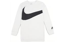 Nike: Белая футболка 