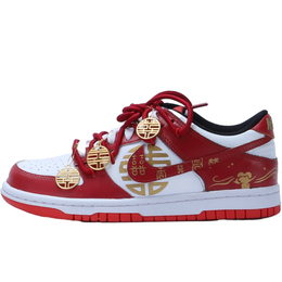 Nike: Красные кроссовки  Dunk