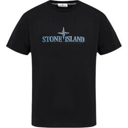 Stone Island: Чёрная футболка 