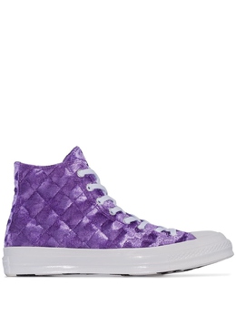 Converse: Фиолетовые кеды  Chuck Taylor 70