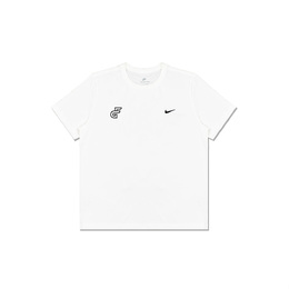 Nike: Белая футболка 