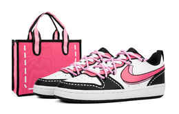 Nike: Чёрные кроссовки  Court