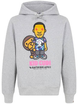 A BATHING APE: Серая толстовка 