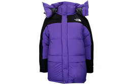 The North Face: Фиолетовый пуховик 