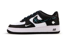 Nike: Чёрные кроссовки  Air Force 1