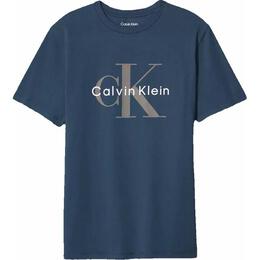 Calvin Klein: Голубая футболка 