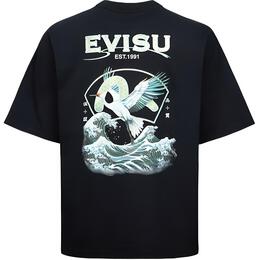 Evisu: Чёрная футболка 