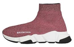 Balenciaga: Розовые кроссовки  Speed