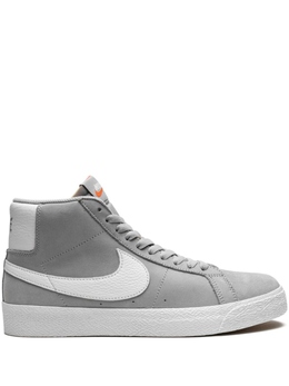 Nike: Серые кеды  Blazer Mid