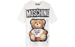 Moschino: Белая футболка 