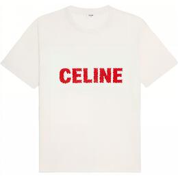 CELINE: Белая футболка 