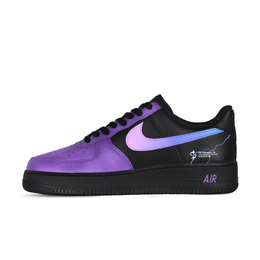 Nike: Чёрные кроссовки  Air Force 1