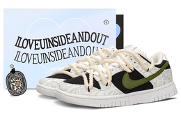 Nike: Белые кроссовки  Dunk
