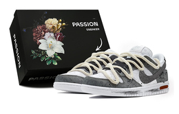 Nike: Серые кроссовки  Dunk