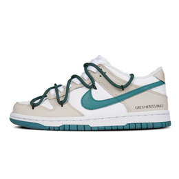 Nike: Кроссовки  Dunk цвета хаки